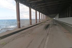 開削された跡地